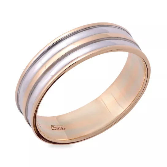 Кольцо обручальное из золота