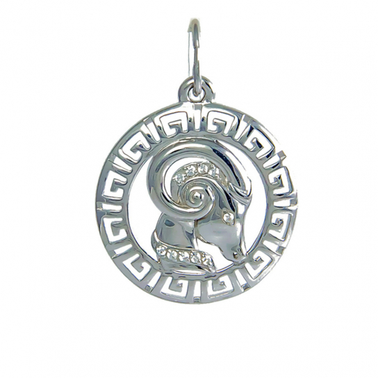 Серебряная подвеска 925, с фианитом