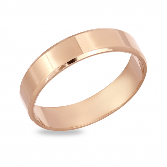 Золотое обручальное кольцо 585, размер 19.5