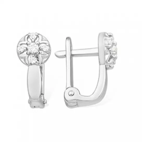 Серьги детские из серебра