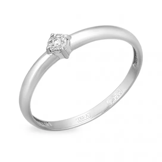 Кольцо с бриллиантами из золота