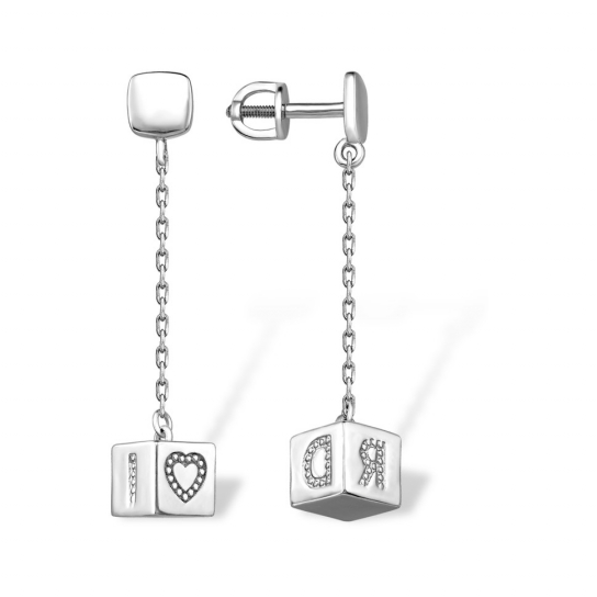 Серебряные серьги 925, женские