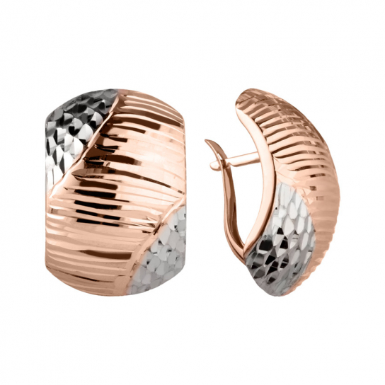 Золотые серьги 585, женские