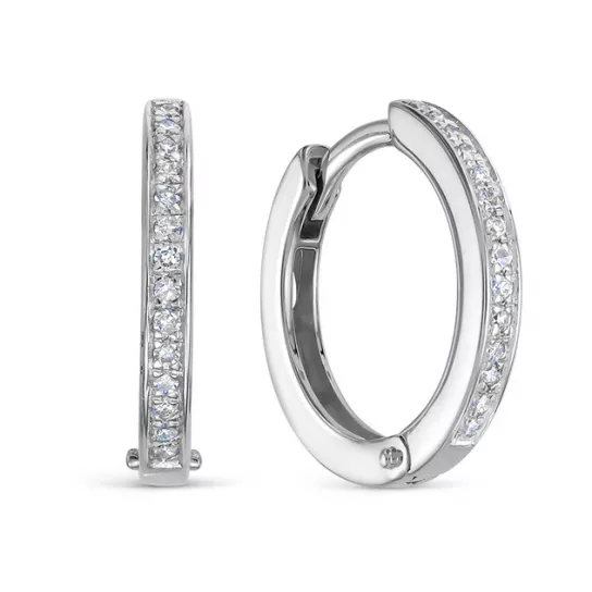 Серьги с бриллиантами из золота