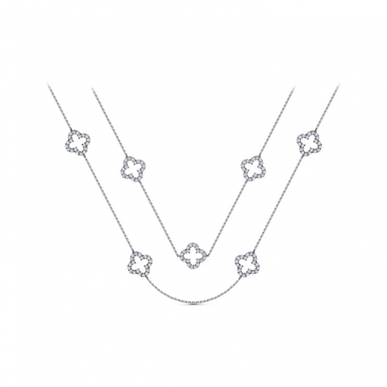 Колье из серебра