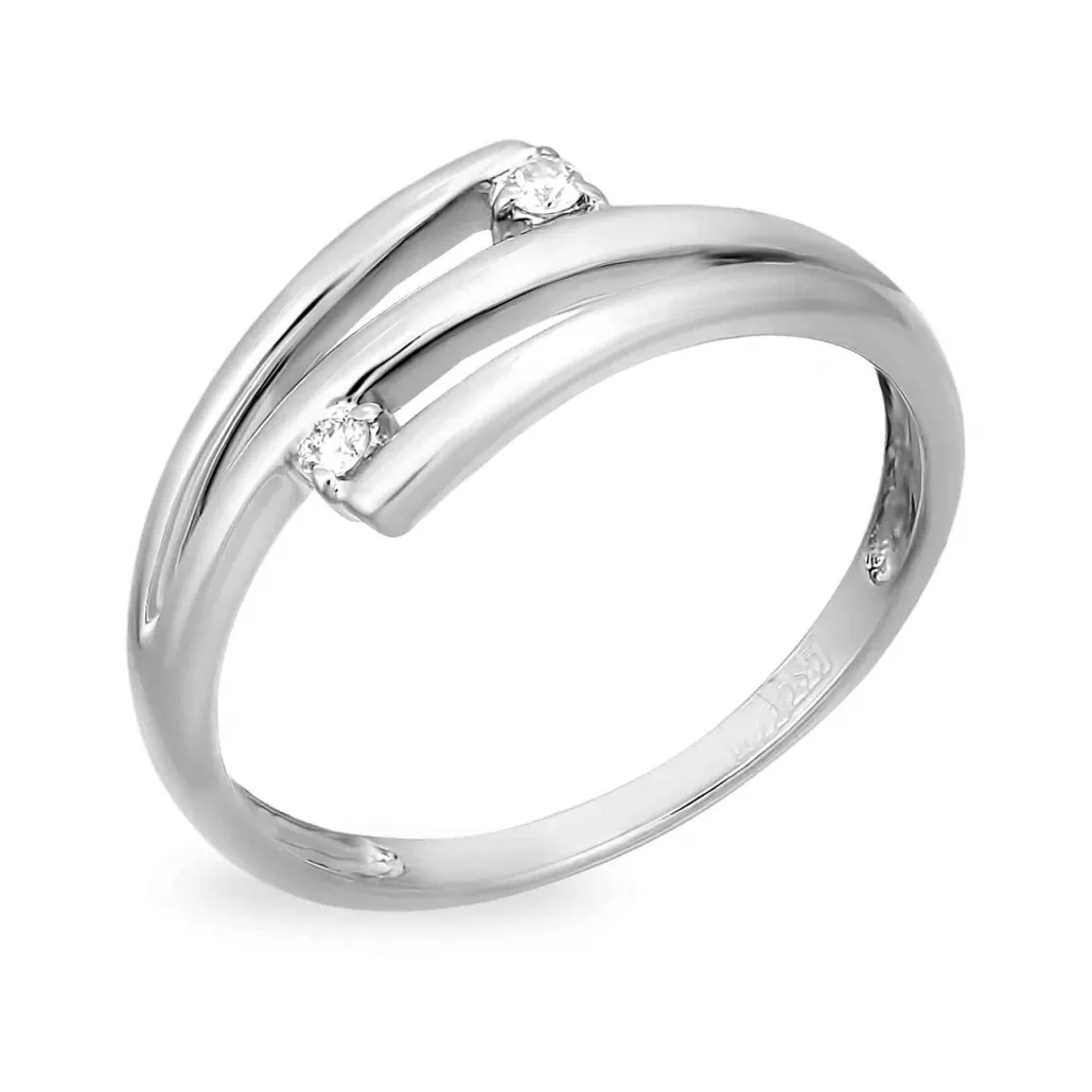 Кольцо с бриллиантами из золота арт. 250222252 за 9396 руб | Кольцо с ...