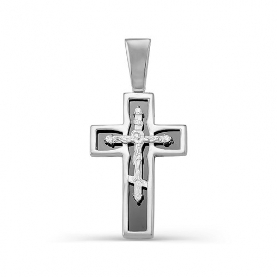 Серебряный крестик 925 нательный, на шею