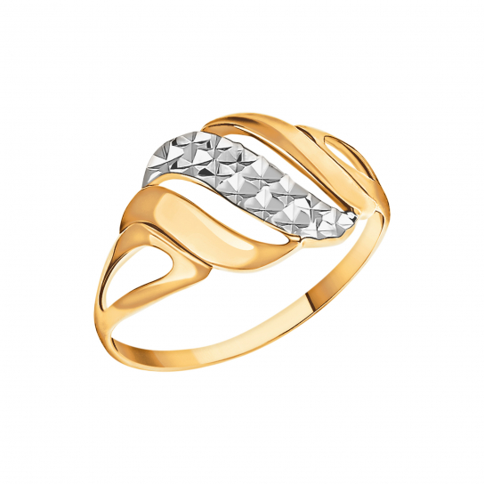 Золотое кольцо 585, женское, размер 18