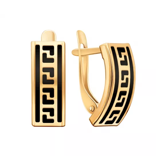 Золотые серьги 585, женские