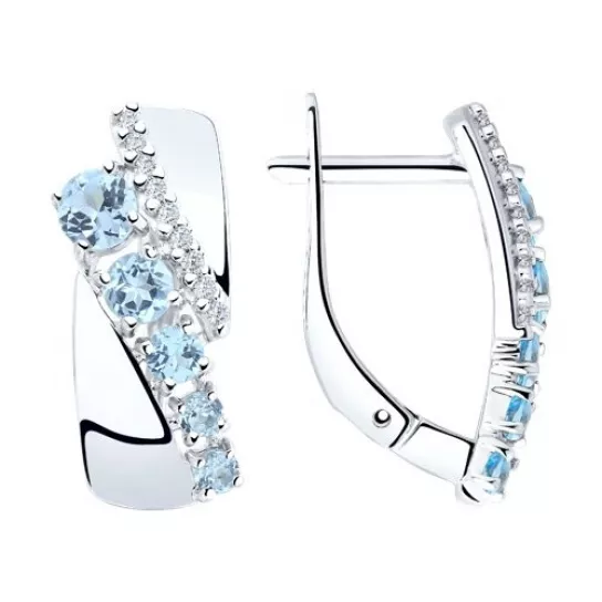 Серебряные серьги 925, женские