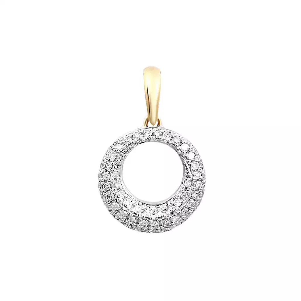 Подвеска с бриллиантами из золота арт. 250822776 за 16819 руб ...