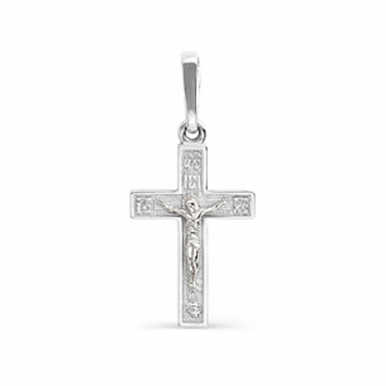 Золотой крестик 585 нательный, на шею