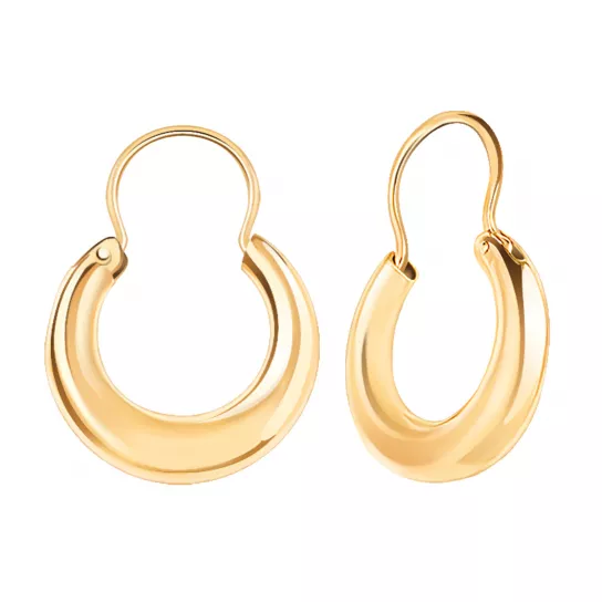 Золотые серьги 585, женские