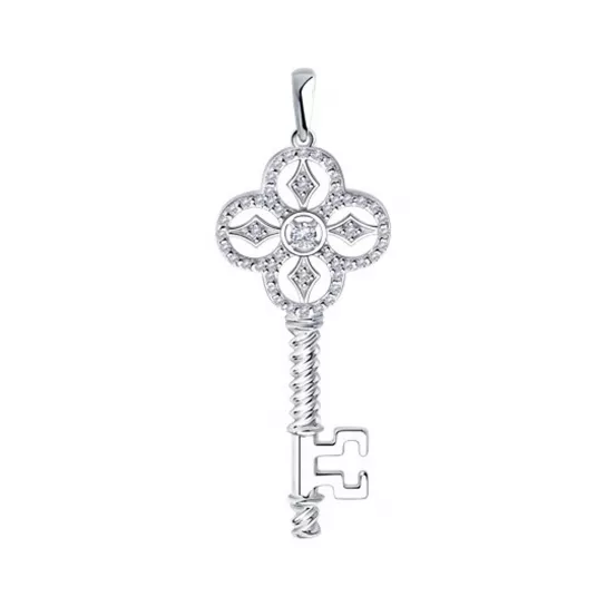 Серебряная подвеска 925, женская