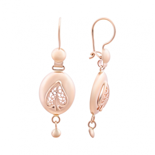 Золотые серьги 585, женские