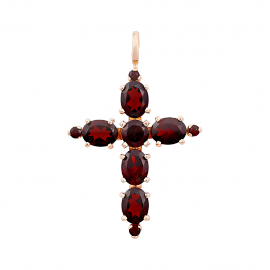 Золотой крестик 585 нательный, на шею