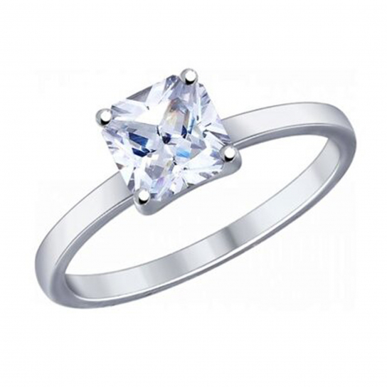 Серебряное кольцо 925, женское, размер 16.5