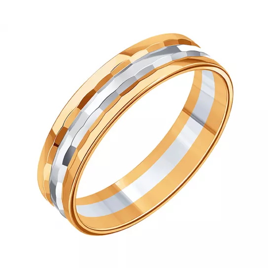 Кольцо обручальное из золота