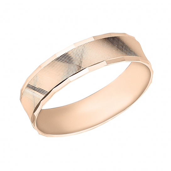 Золотое обручальное кольцо 585, размер 17