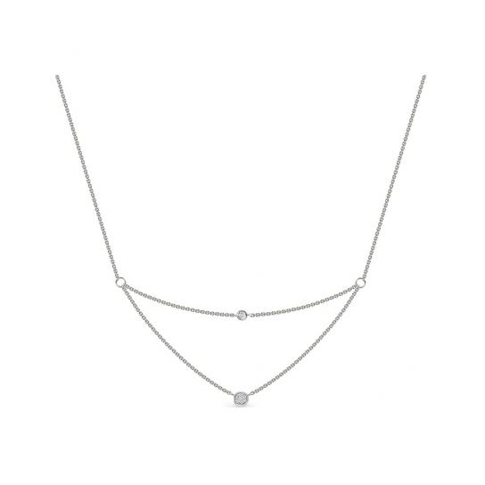 Колье с бриллиантами из золота