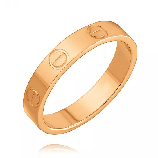 Золотое кольцо 585, женское, размер 19.5