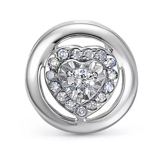 Подвеска с бриллиантами из золота