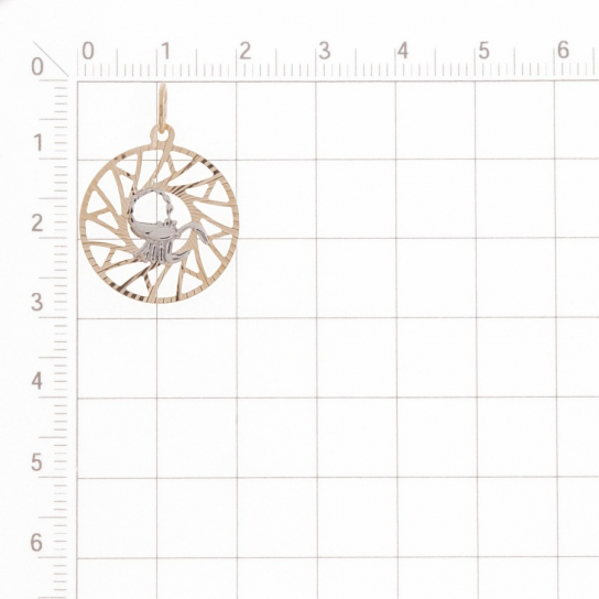 Золотая подвеска 585