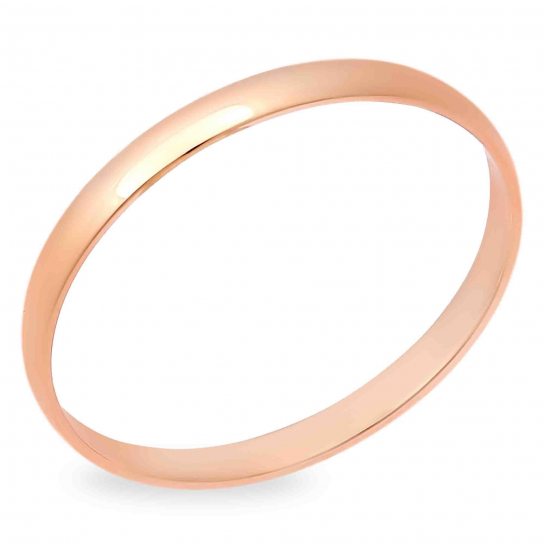 Золотое обручальное кольцо 585, размер 17.5