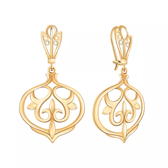 Серьги из золота