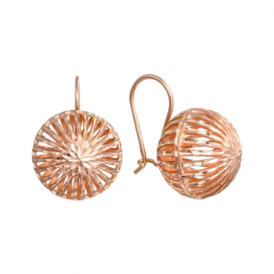 Золотые серьги 585, женские