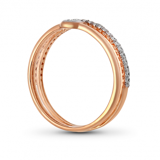 Золотое кольцо 585, женское, размер 16