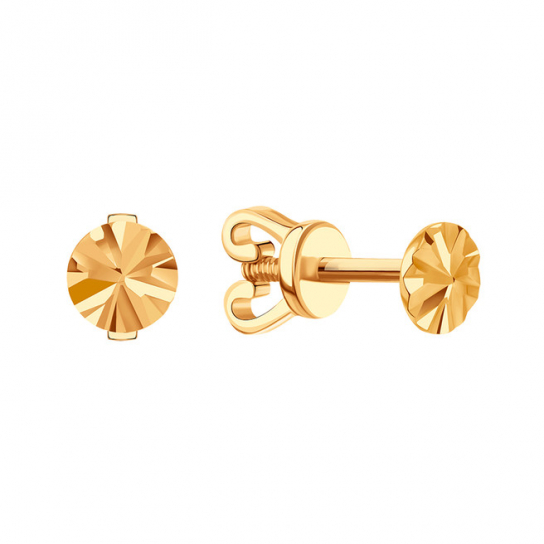 Пусеты из золота