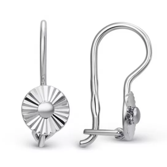 Серьги детские из золота