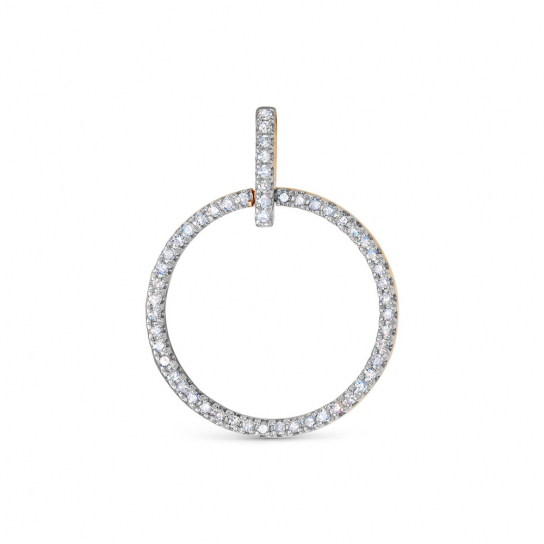 Золотая подвеска 585, женская