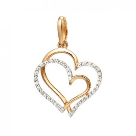 Золотая подвеска 585, женская