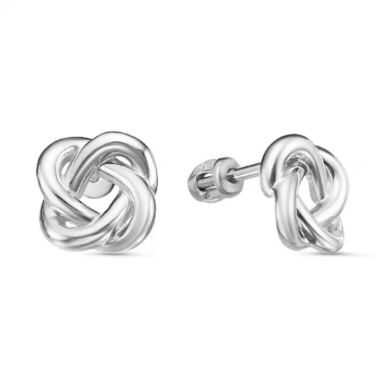 Пусеты из серебра