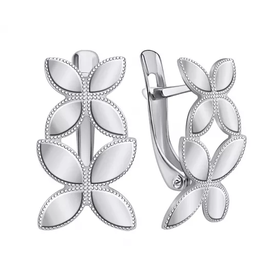 Серьги из серебра