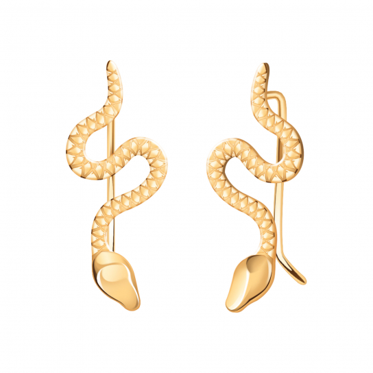 Золотые серьги 585, женские