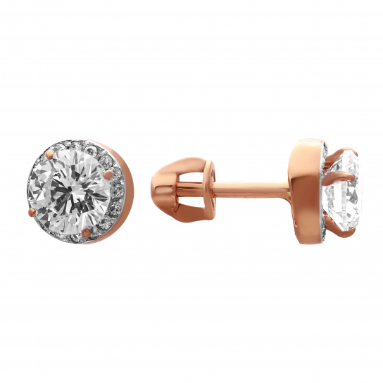 Золотые серьги 585, женские