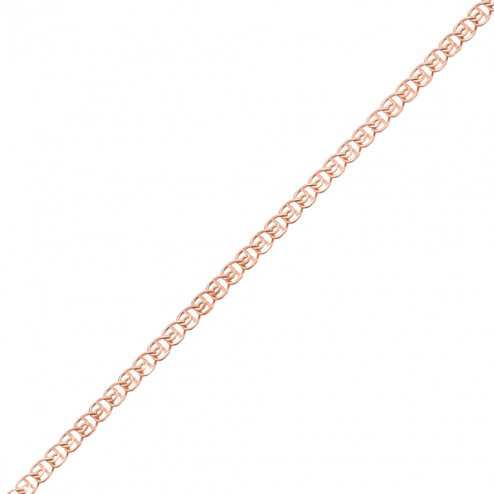 Золотой браслет 585, плетение лав, длина 19 см