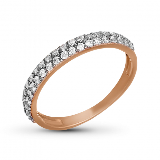 Золотое кольцо 585, женское, размер 18.5