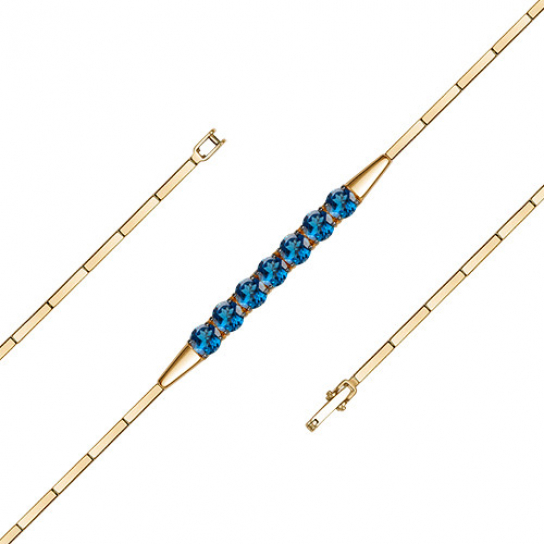 Золотой браслет 585, длина 18 см