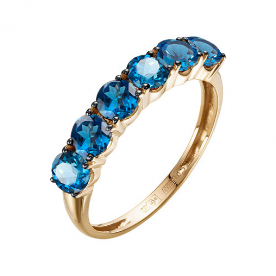 Золотое кольцо 585, женское, размер 17