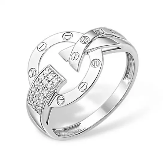 Серебряное кольцо 925, женское, размер 19.5