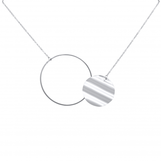 Колье из серебра