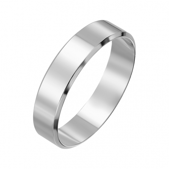 Серебряное обручальное кольцо 925, размер 18