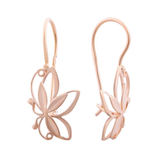 Золотые серьги 585, женские