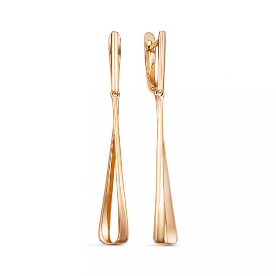 Золотые серьги 585, женские