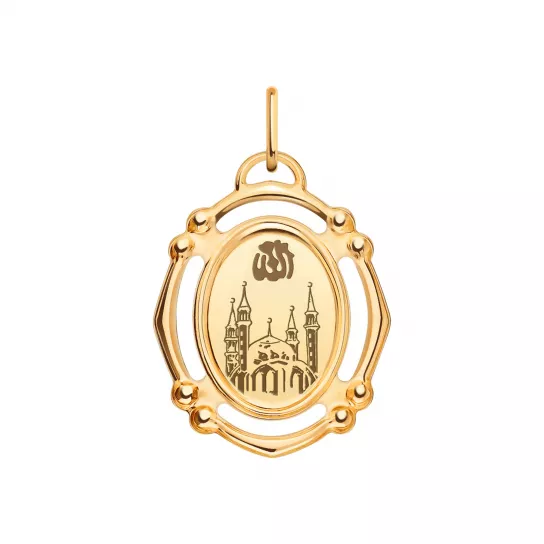 Золотая подвеска 585