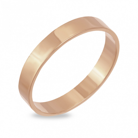 Золотое обручальное кольцо 585, размер 17